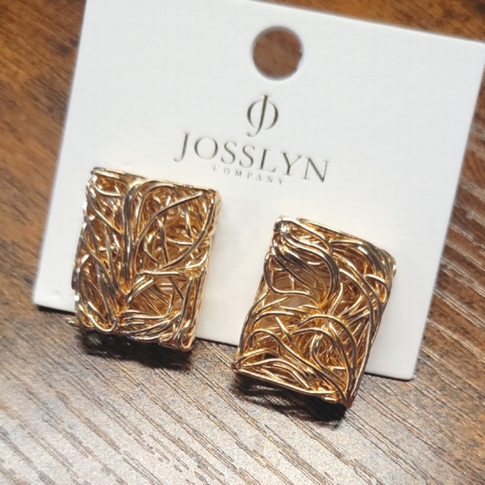 Chunky Square Wire Earrings